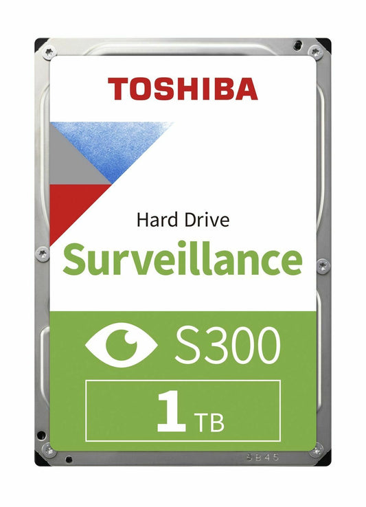 Toshiba 1TB Hard Drive 3.5" HDWV110UZSVA S300  Surveillance